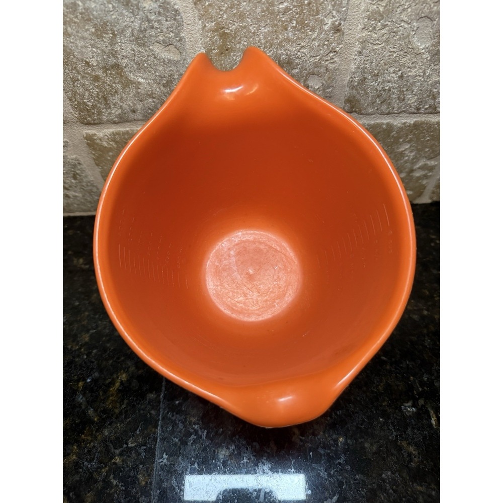 VTG Rubbermaid Orange Measuring Bowl 1.5 Qt 6 Cup Grip N Mix 2661 Plastic‎ - Picture 2 of 5
